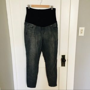 Gap maternity jeans true skinny gray 32L / 14